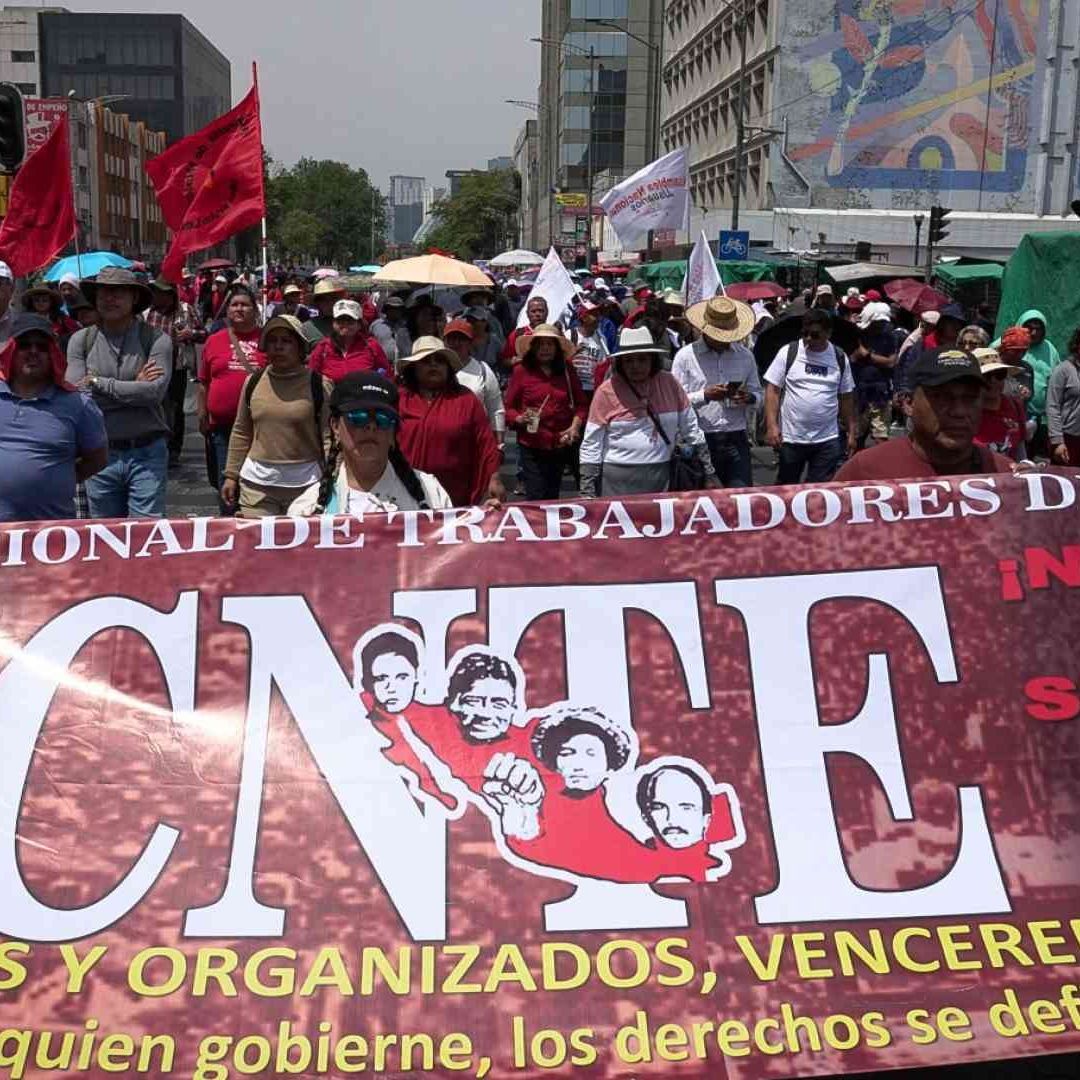 Protesta de la CNTE