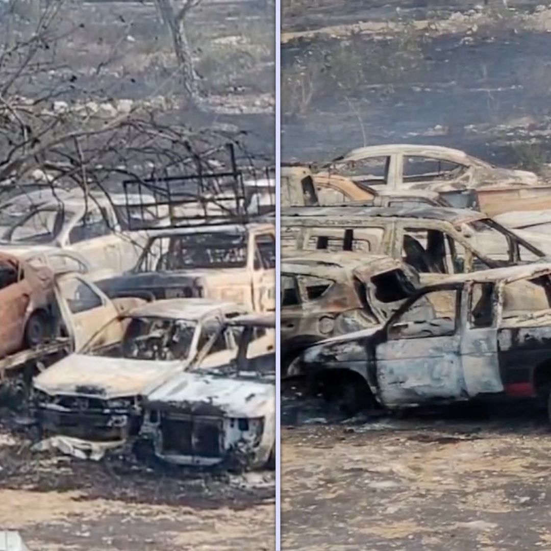 Diferentes corporaciones de emergencia de los municipios aledaños se sumaron a las tareas para controlar el fuego.