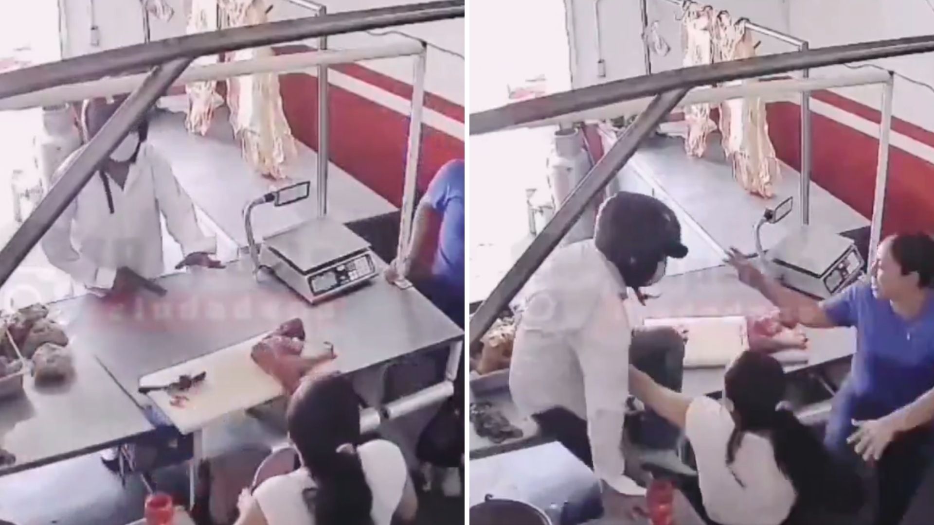 Video: Trabajadoras de Carnicería Golpean a Ladrón y Frustran Asalto en Chiapas