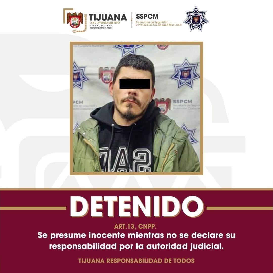 Detiene a Sujeto que Transportaba Arma Larga Oculta en Estuche de Guitarra en Tijuana