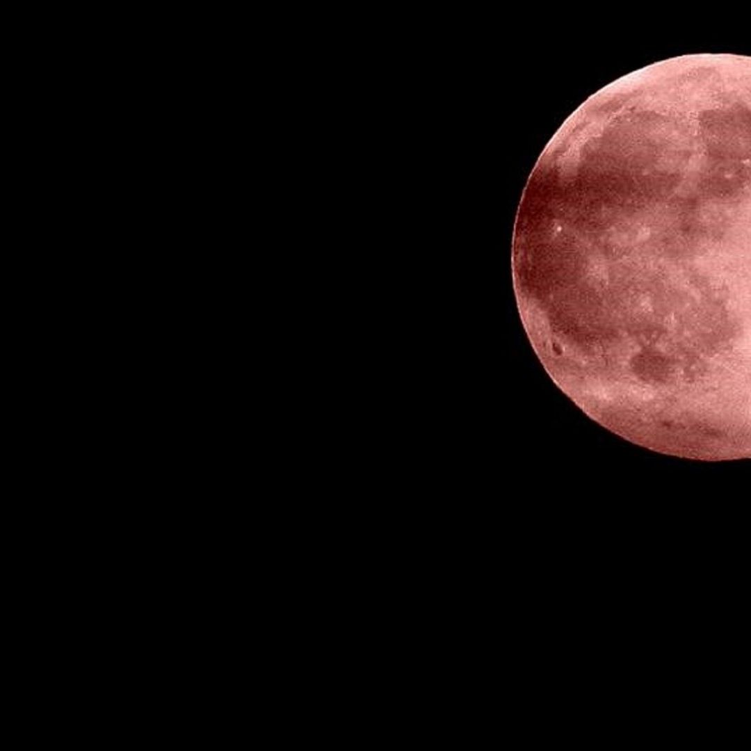 Por qué la Luna se ve rosa o roja en abril 2024