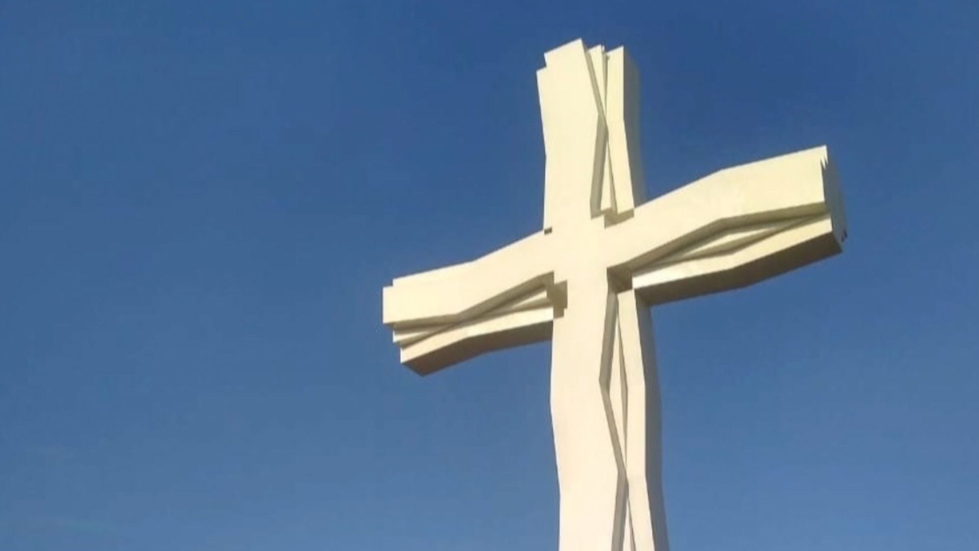 Inauguran en Tula, Tamaulipas la Cruz Más Grande de México; Mide Más de 30 Metros