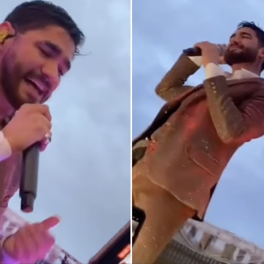 Vocalista de El Recodo acosado en concierto