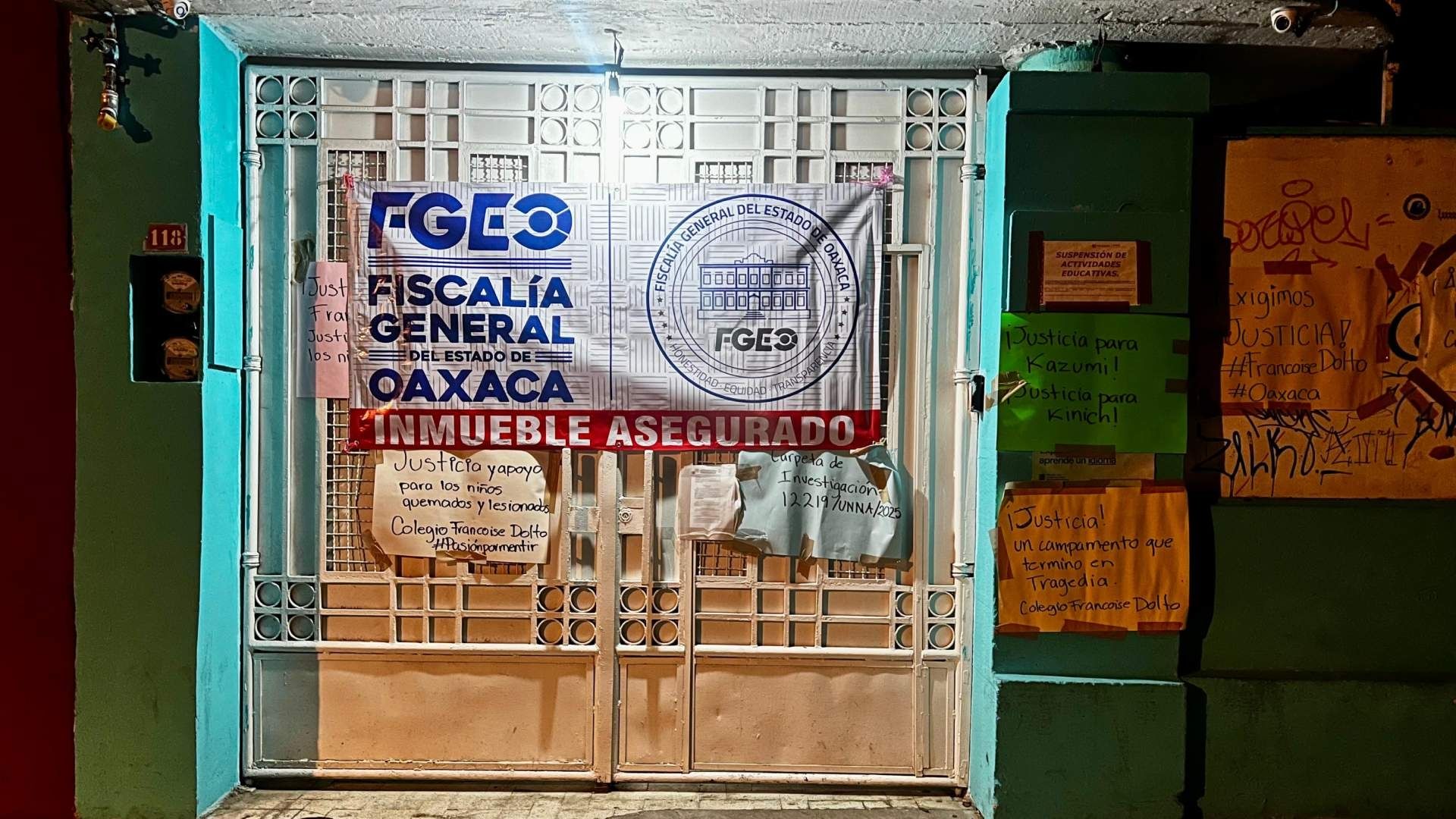 Suspenden Actividades en Colegio Donde 8 Menores Resultaron Quemados en Oaxaca en un Campamento