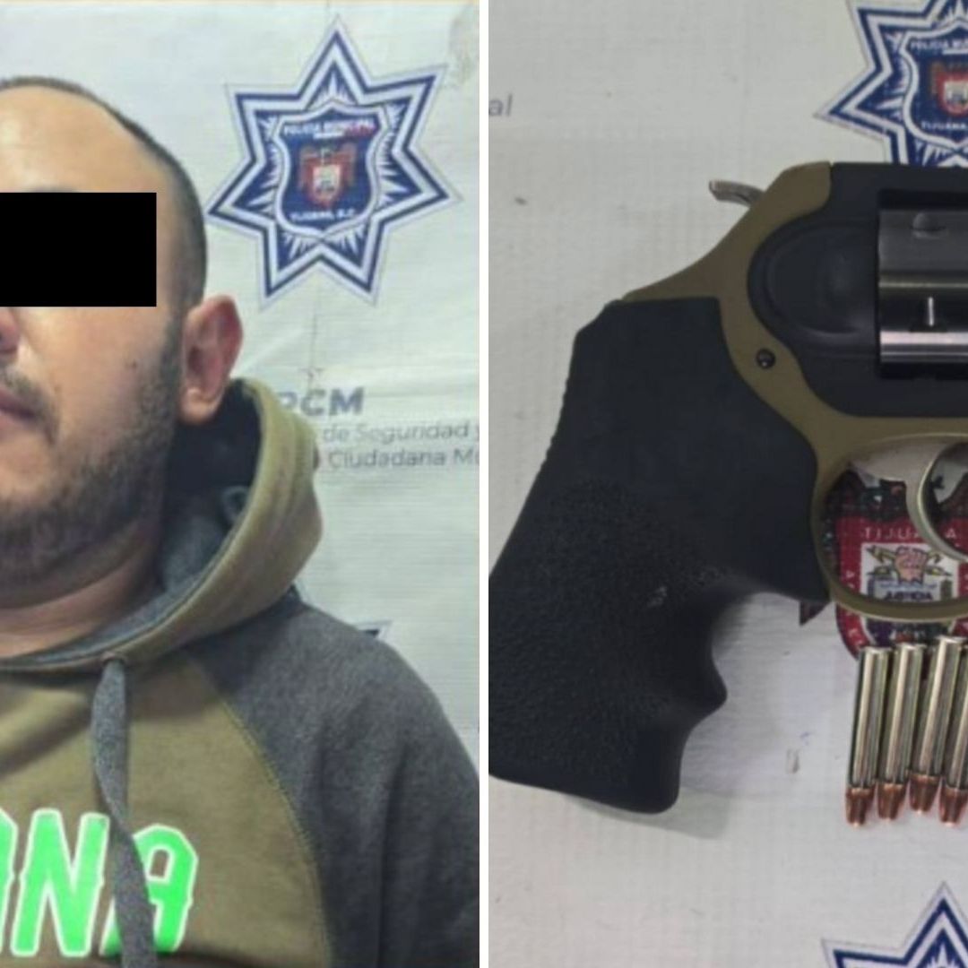 Policía Fuera de Servicio es Detenido por Portar Arma No Oficial en Tijuana