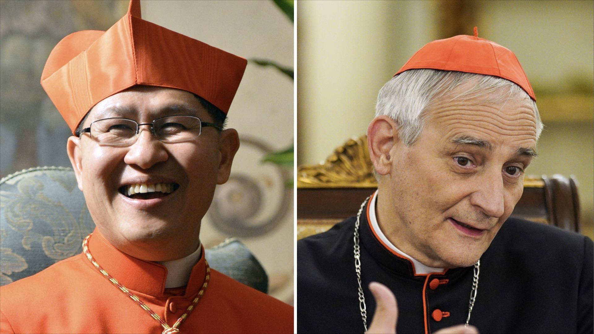 Luis Antonio Tagle y Matteo Zuppi, los favoritos entre los papables