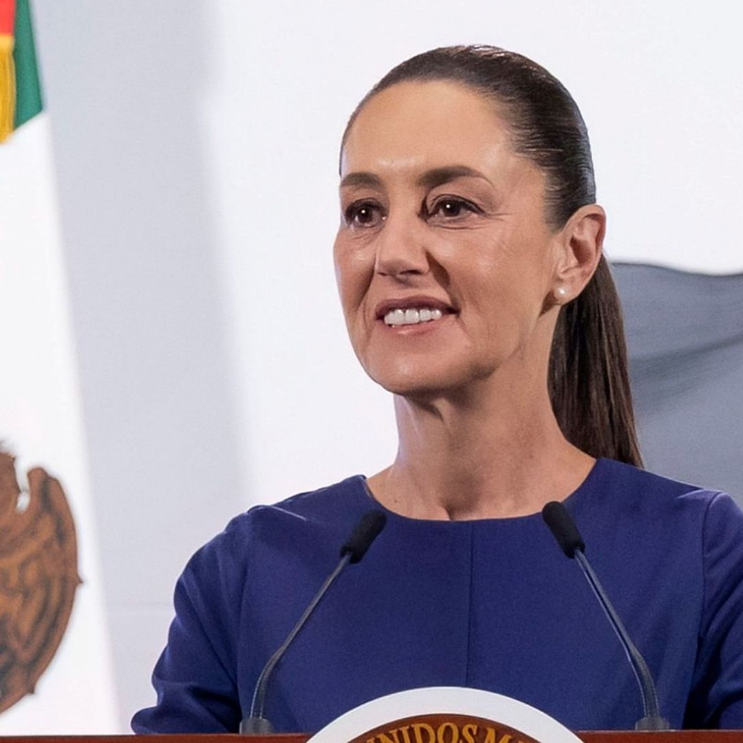 Claudia Sheinbaum en conferencia de prensa en Palacio Nacional