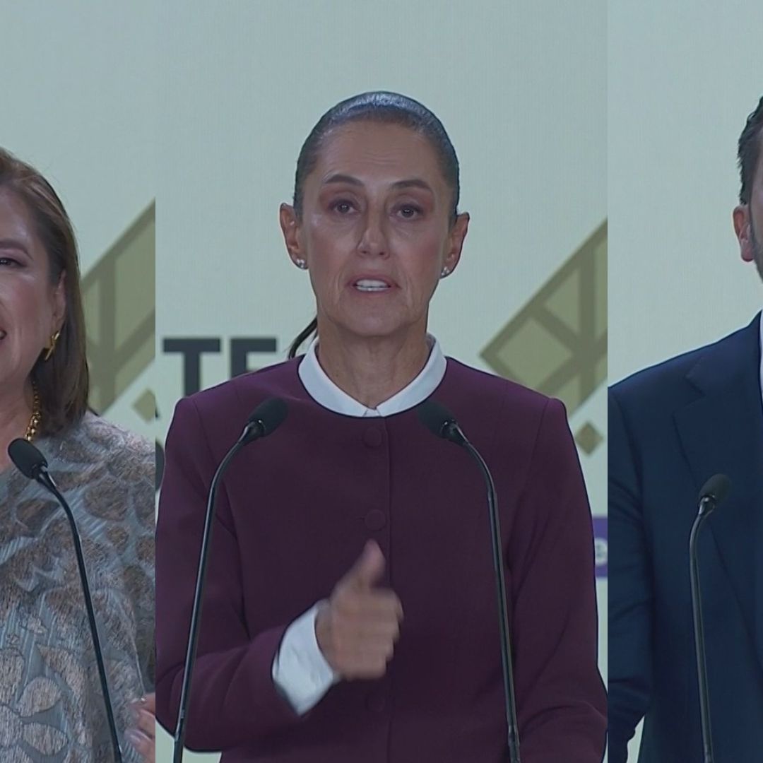 Los candidatos Claudia Sheinbaum, Xóchitl Gálvez y Jorge Álvarez Máynez se midieron ante las preguntas que hicieron varios ciudadanos