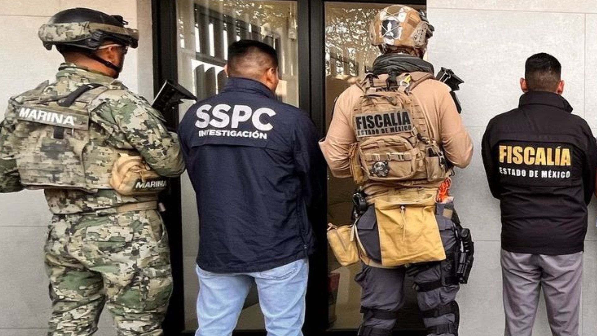 Elementos de fuerzas federales en operativo en Edomex