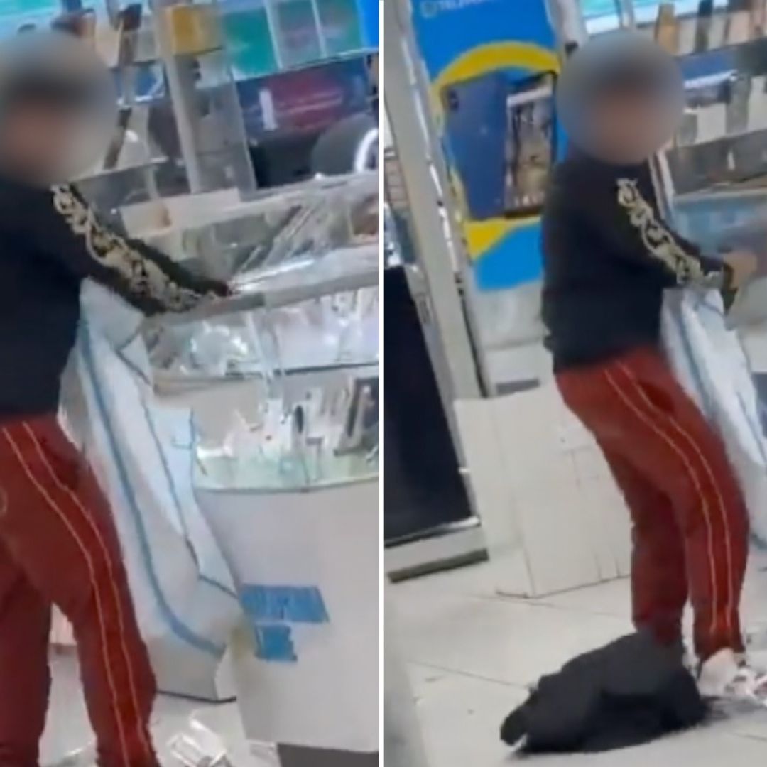 Así Dos Delincuentes Robaron Más de 70 Celulares de Coppel en Amozoc, Puebla