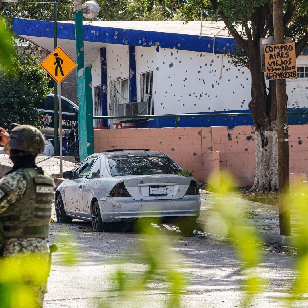 Ataque armado a Delegación de Policial Municipal en Culiacán, Sinaloa. Foto: Cuartoscuro | Archivo