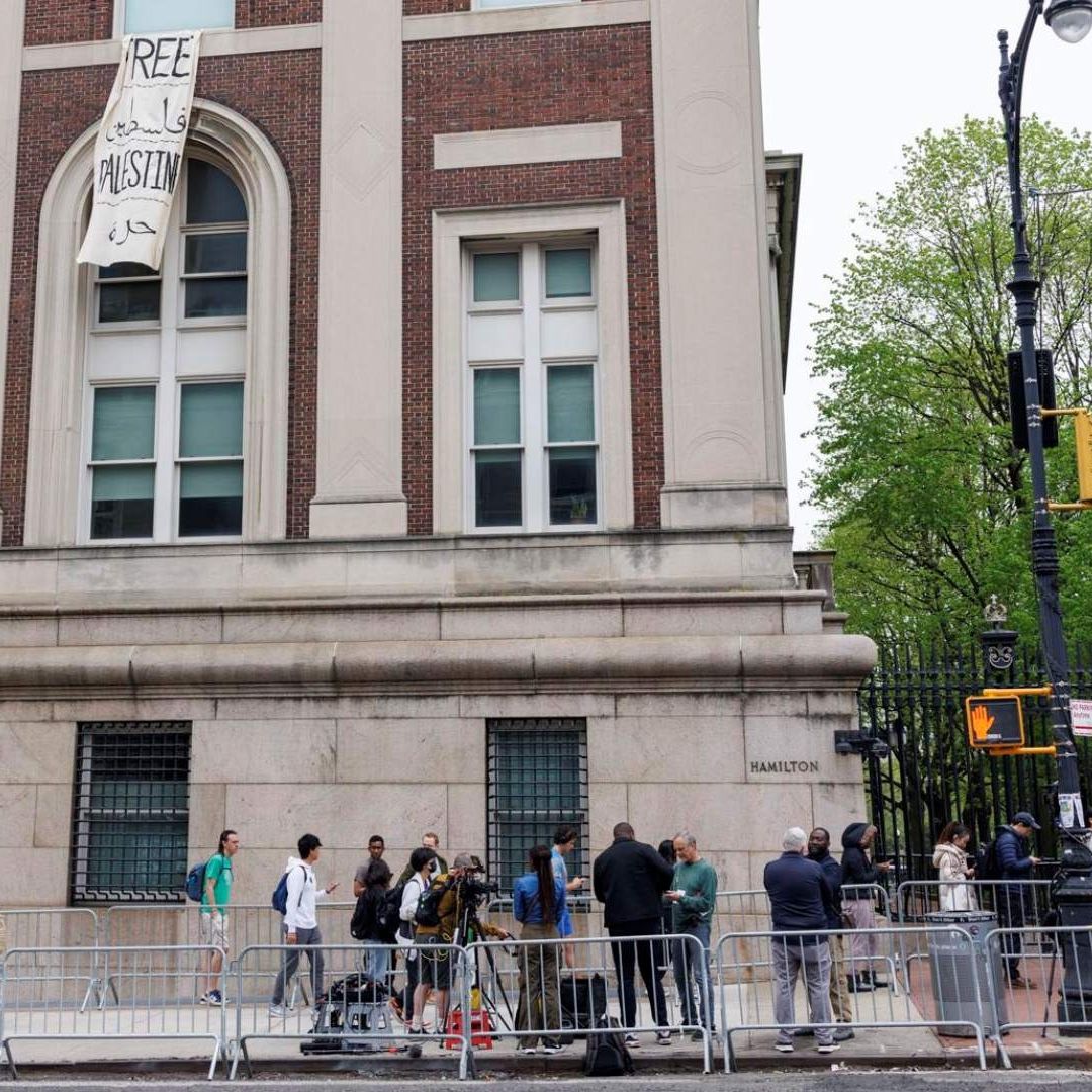 Joe Biden, presidente de EUA, se opone a la ocupación de un edificio del campus de la Universidad de Columbia