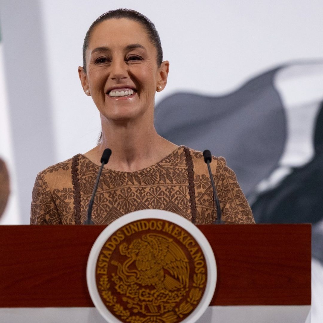 Claudia Sheinbaum en Palacio Nacional