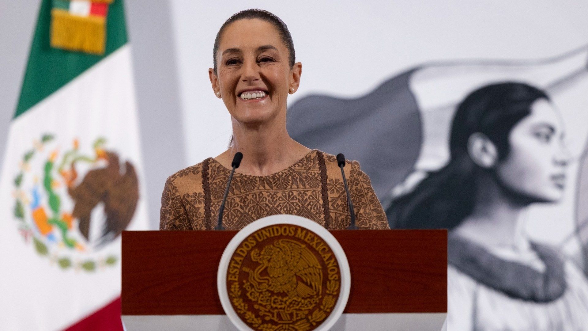 Claudia Sheinbaum en Palacio Nacional