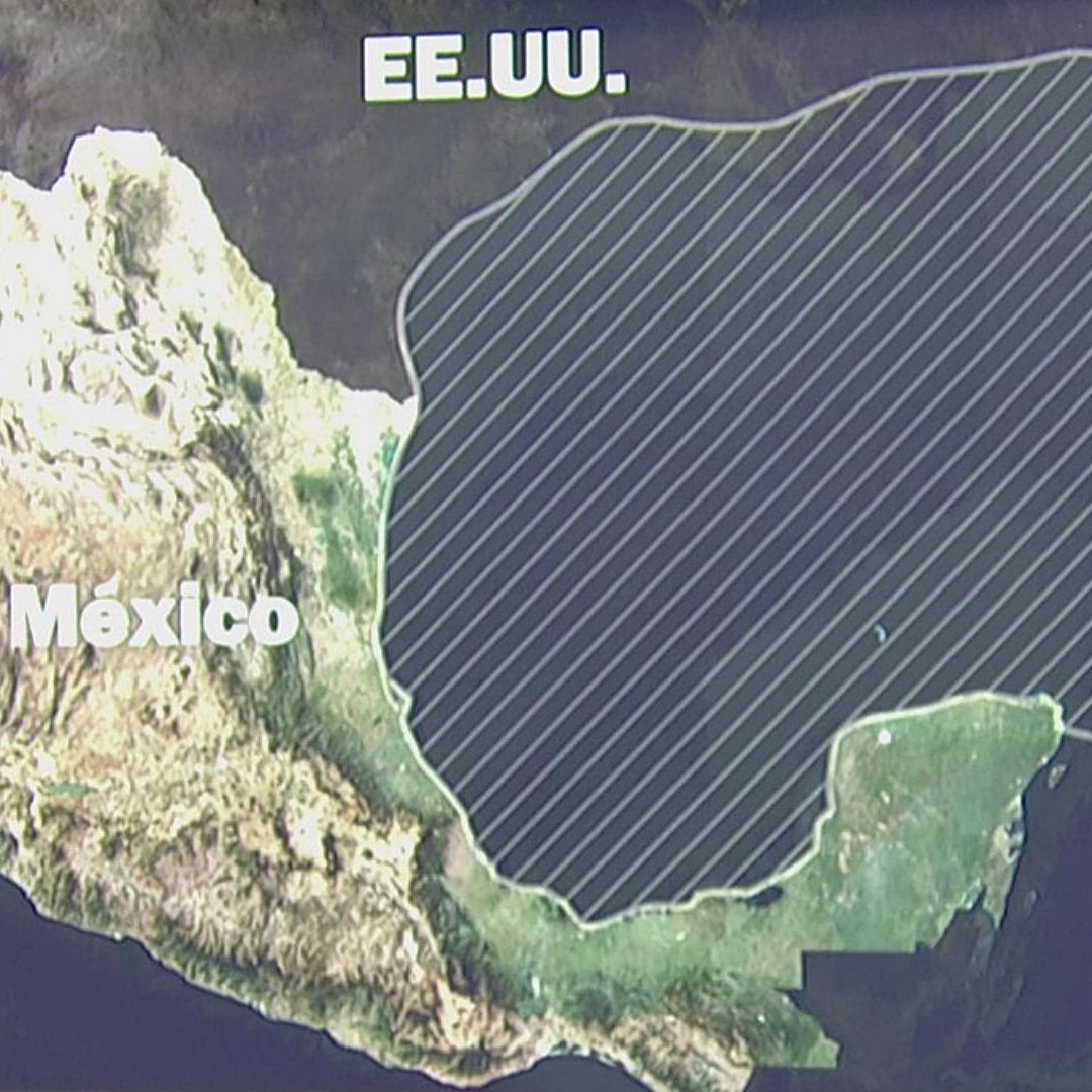 El Golfo de México comprende territorio de tres países