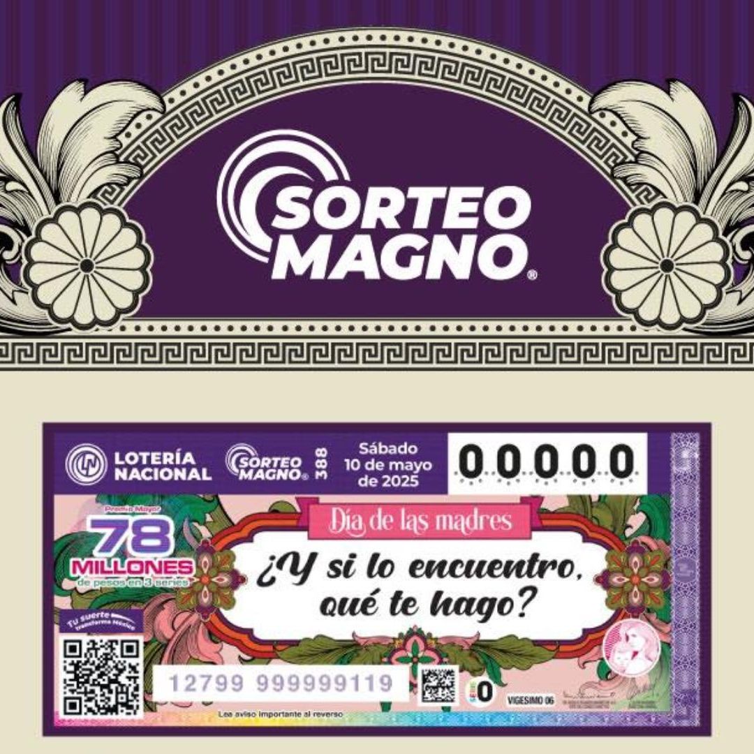 Dónde Cayó el Premio Mayor del Sorteo Magno 388 de la Lotería Nacional 10 de Mayo