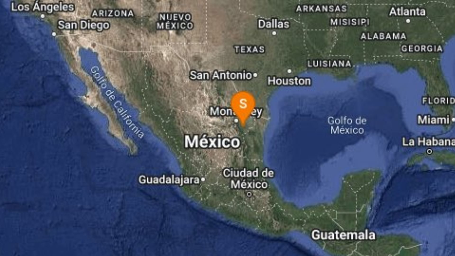 Temblor en Monterrey Hoy