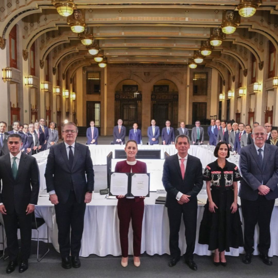 Sheinbaum Renueva PACIC con Empresarios para No Aumentar Precio de Productos de Canasta Básica