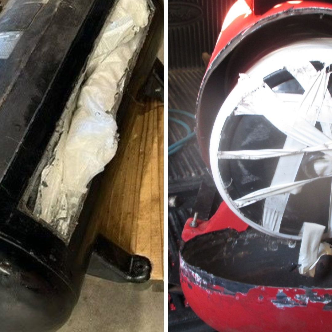 Descubren Fentanilo y Metanfetamina Ocultos en Compresores de Aire en la Garita