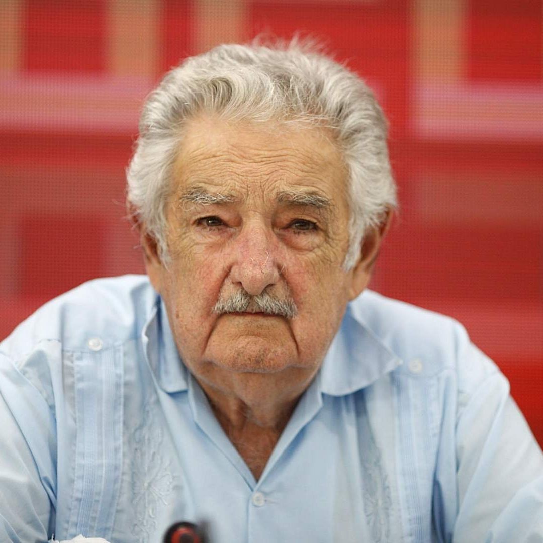 José Mujica durante entrega de premio en agosto de 2018
