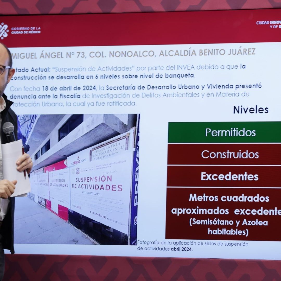 Inti Muñoz Santini, secretario de Desarrollo Urbano y Vivienda de la CDMX, habla del cártel inmobiliario