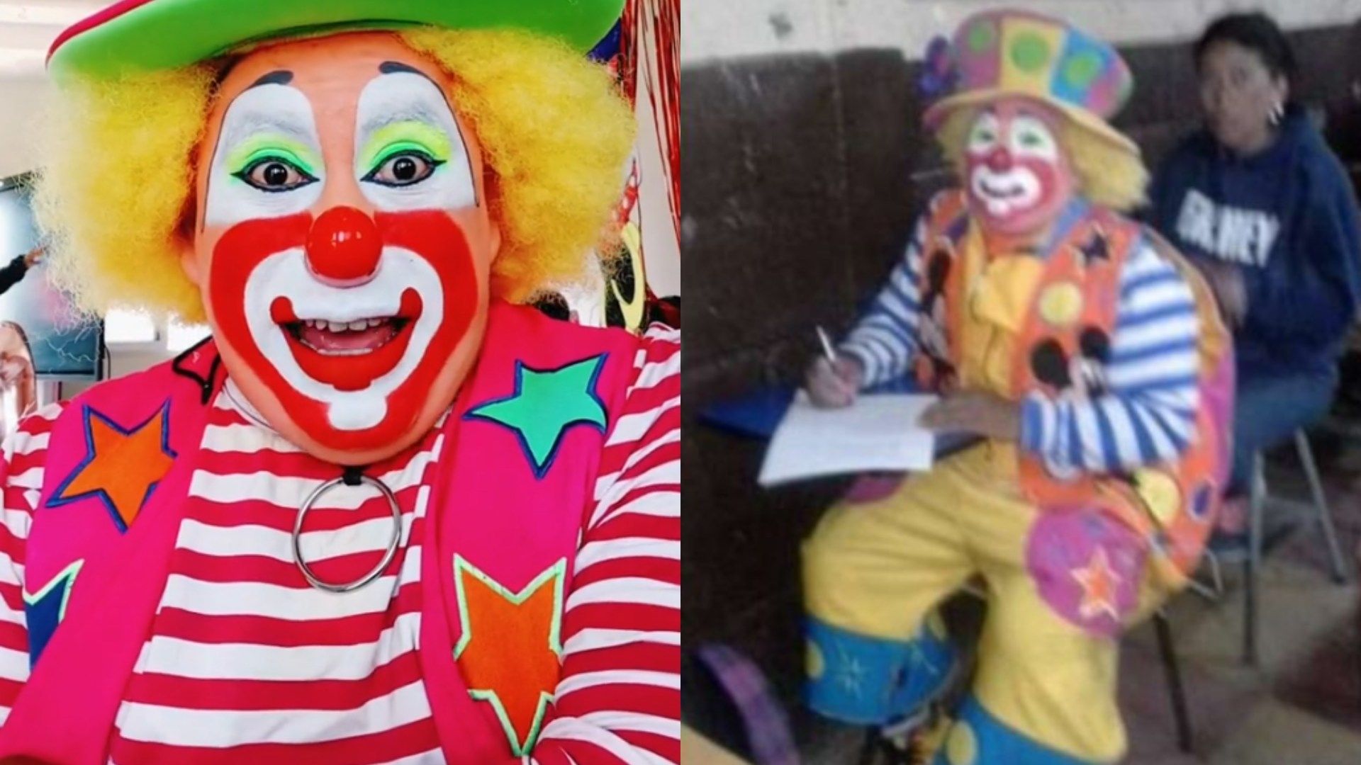 El Payaso Poquito muestra sus ganas de estudiar para convertirse en abogado