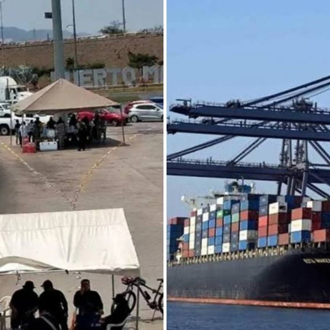 Bloquean Puerto de Manzanillo Tras Despido de 5 Agentes Aduanales; Mercancías Están Paralizadas