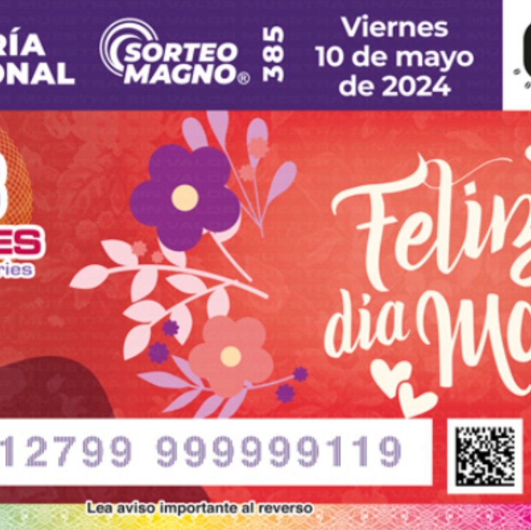 Lotería Nacional del Día de las Madres 2024: Día, Hora y Premios que Dará el Sorteo Magno