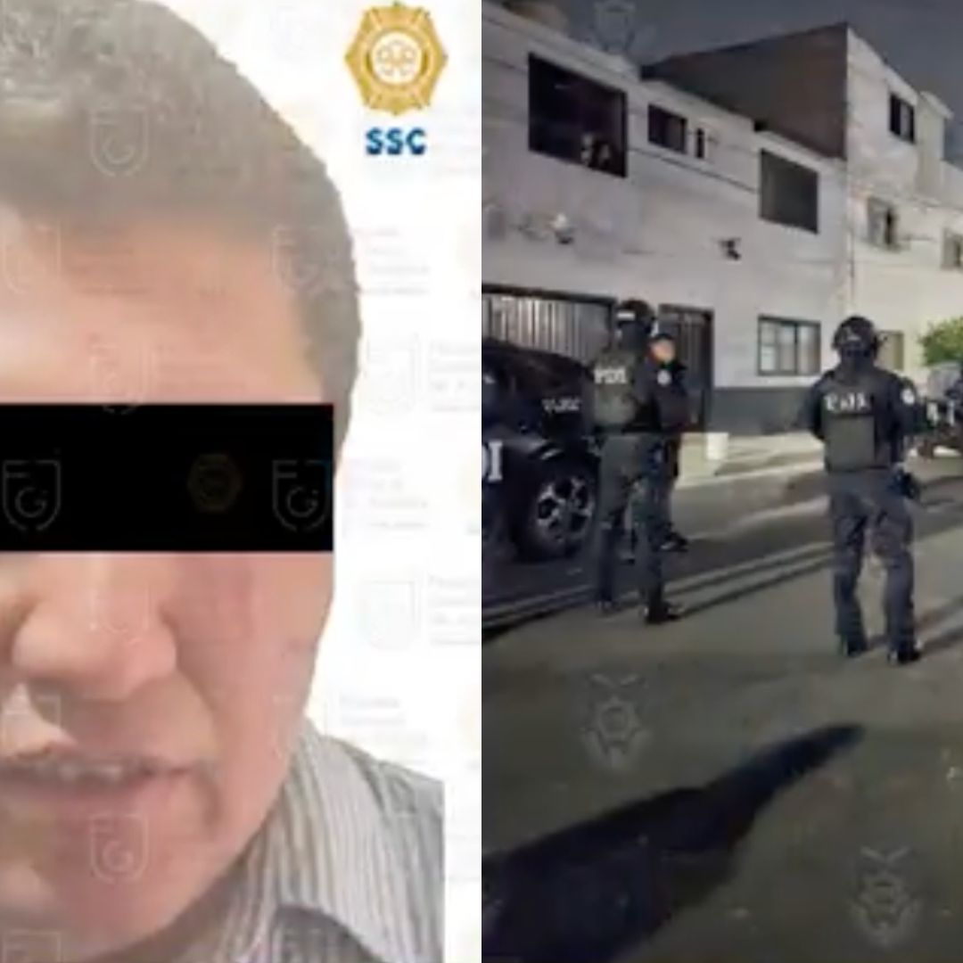Miguel "N" fue detenido hace tres semanas en su vivienda en Iztacalco