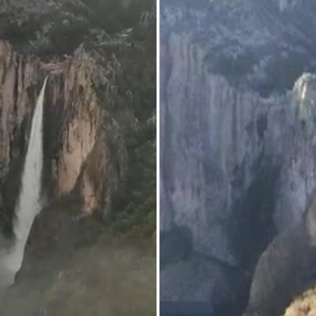Prolongada Sequía y Altas Temperaturas Dejan Totalmente Sin Agua la Cascada de Basaseachi, en Chihuahua