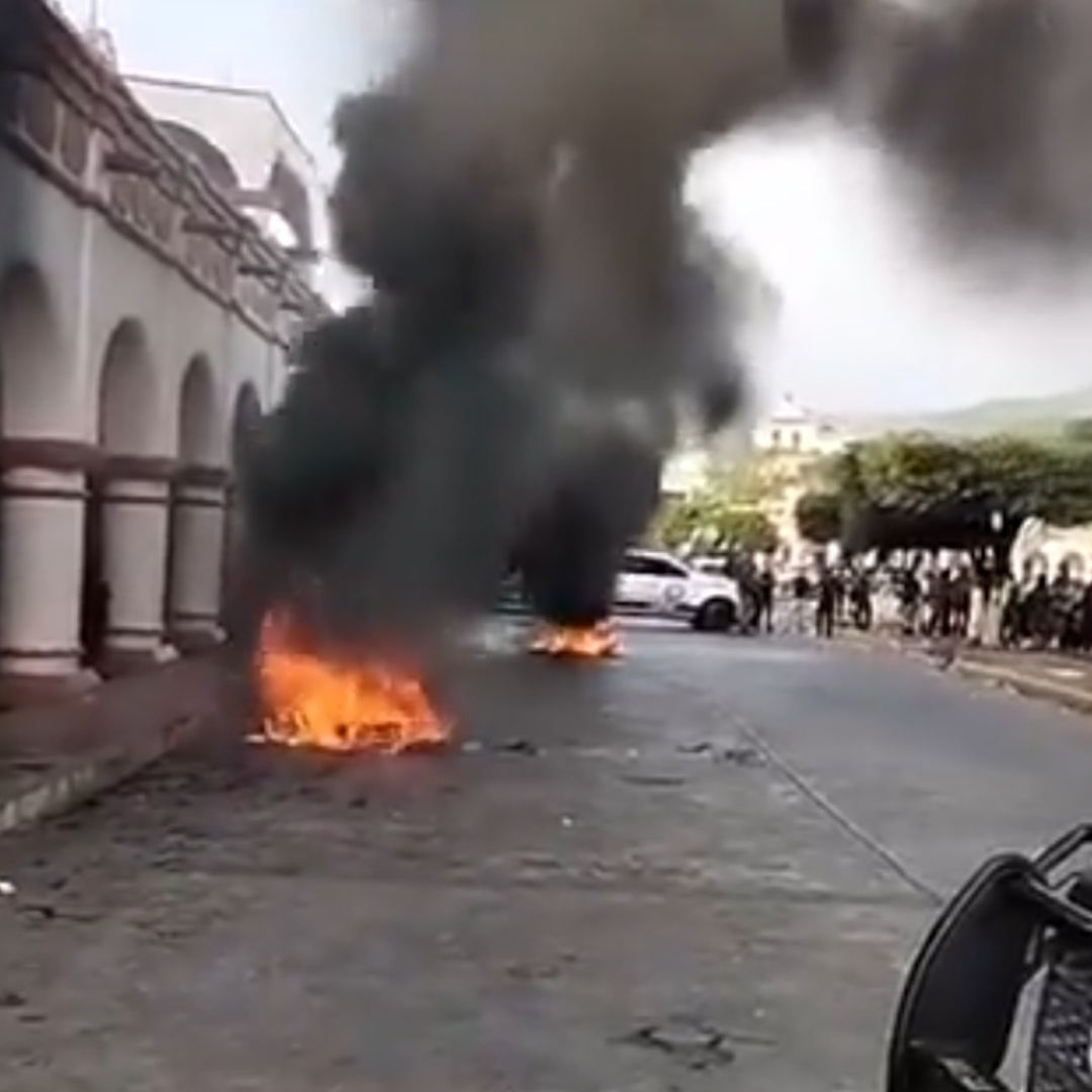 Protesta Frente a Alcaldía de Chiapa Corzo