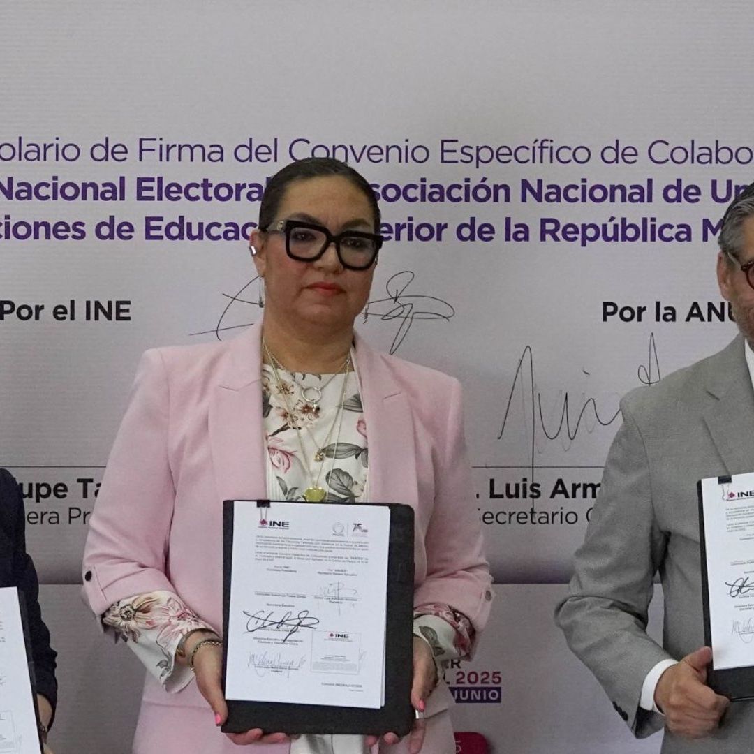 INE y ANUIES Firman Convenio: Buscan Que Jóvenes Voten en la Elección Judicial