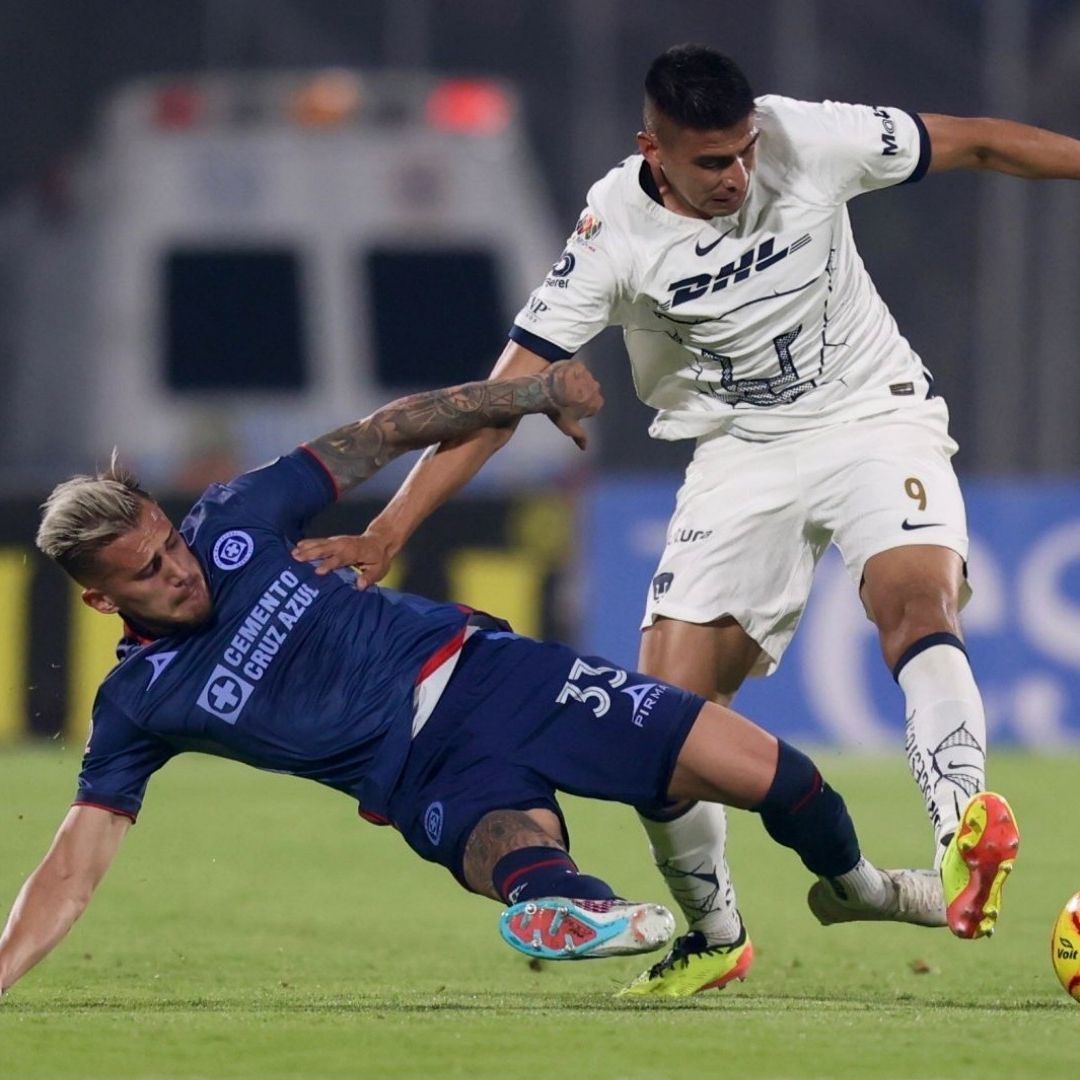 Dónde y a qué hora ver el partido Pumas vs Cruz Azul