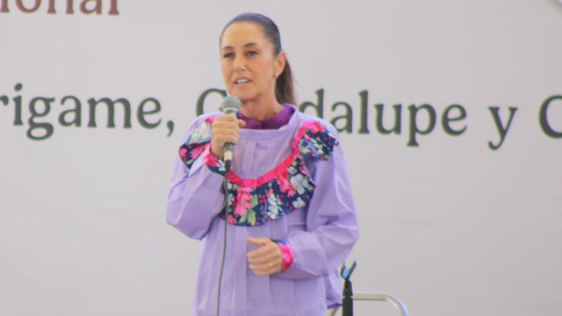 La presidenta expresó su solidaridad con las familias de los fallecidos.