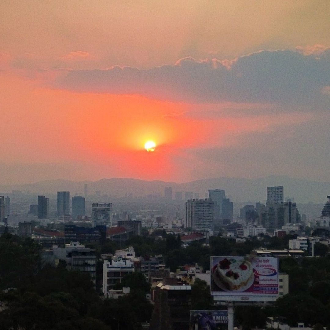 Altos niveles de contaminación registrados el 4 de mayo de 2024 en CDMX.