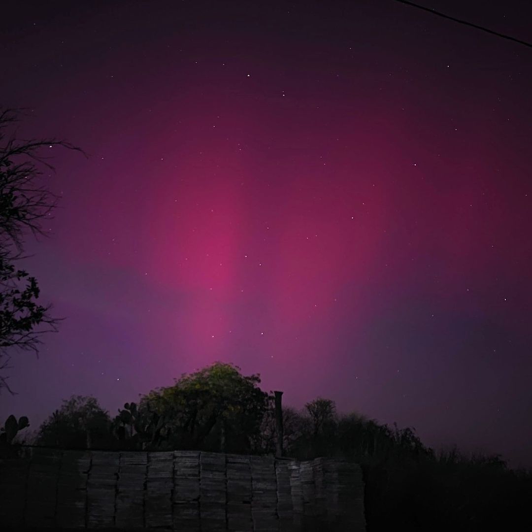 Aurora boreal vista desde México