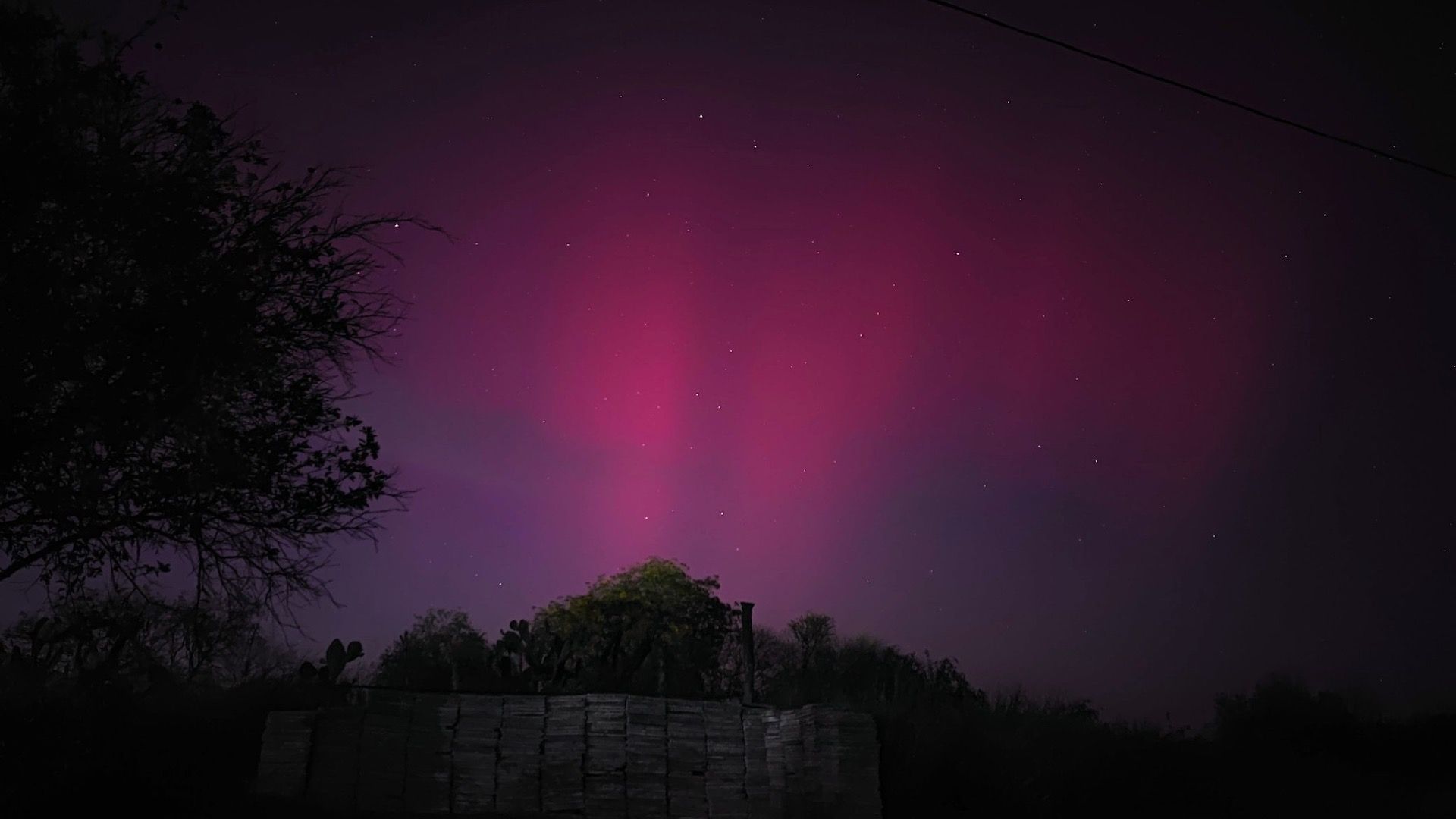 Aurora boreal vista desde México