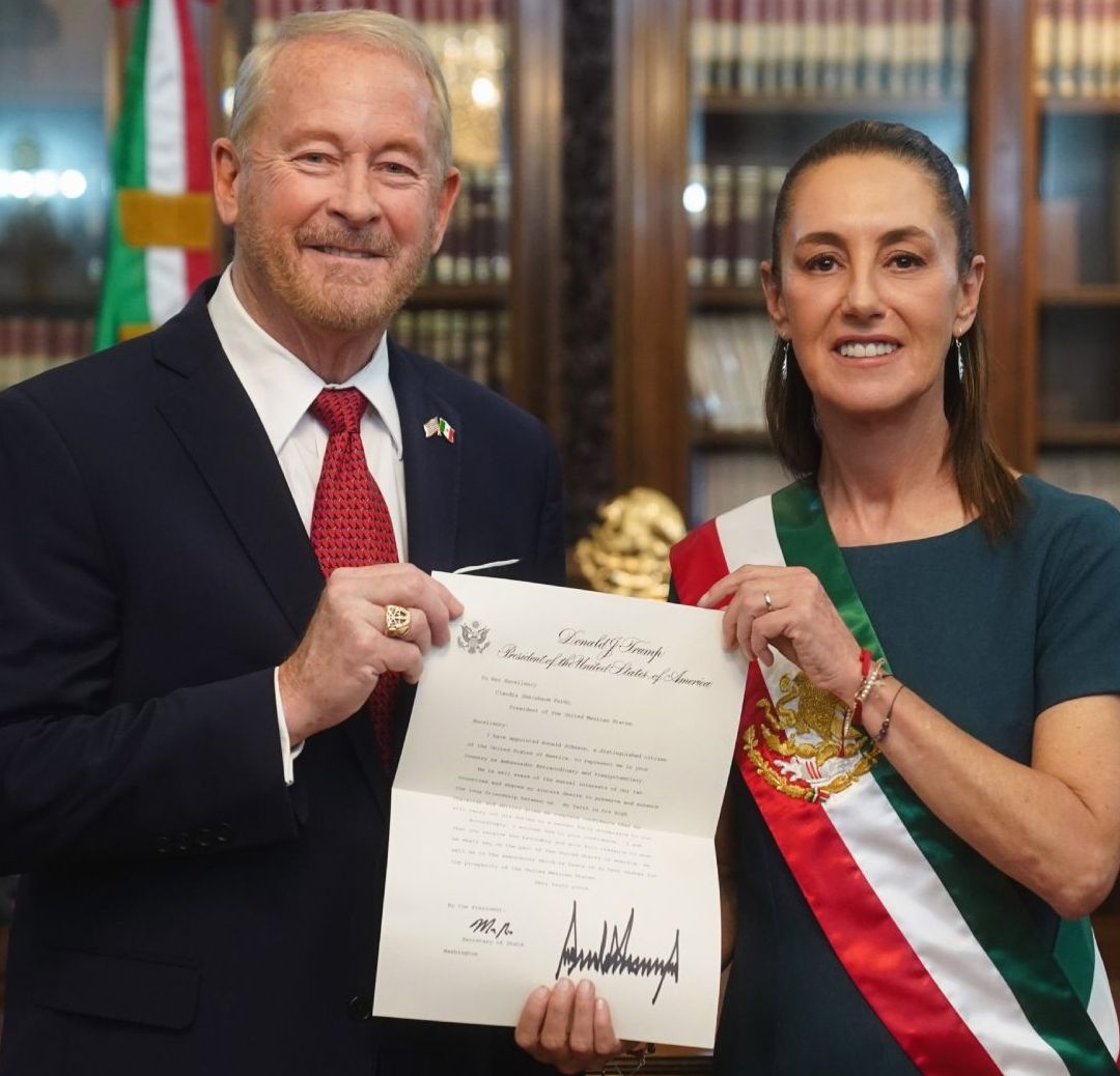 Ronald Johnson, Nuevo Embajador de EUA en México, Presenta Cartas Credenciales a Sheinbaum