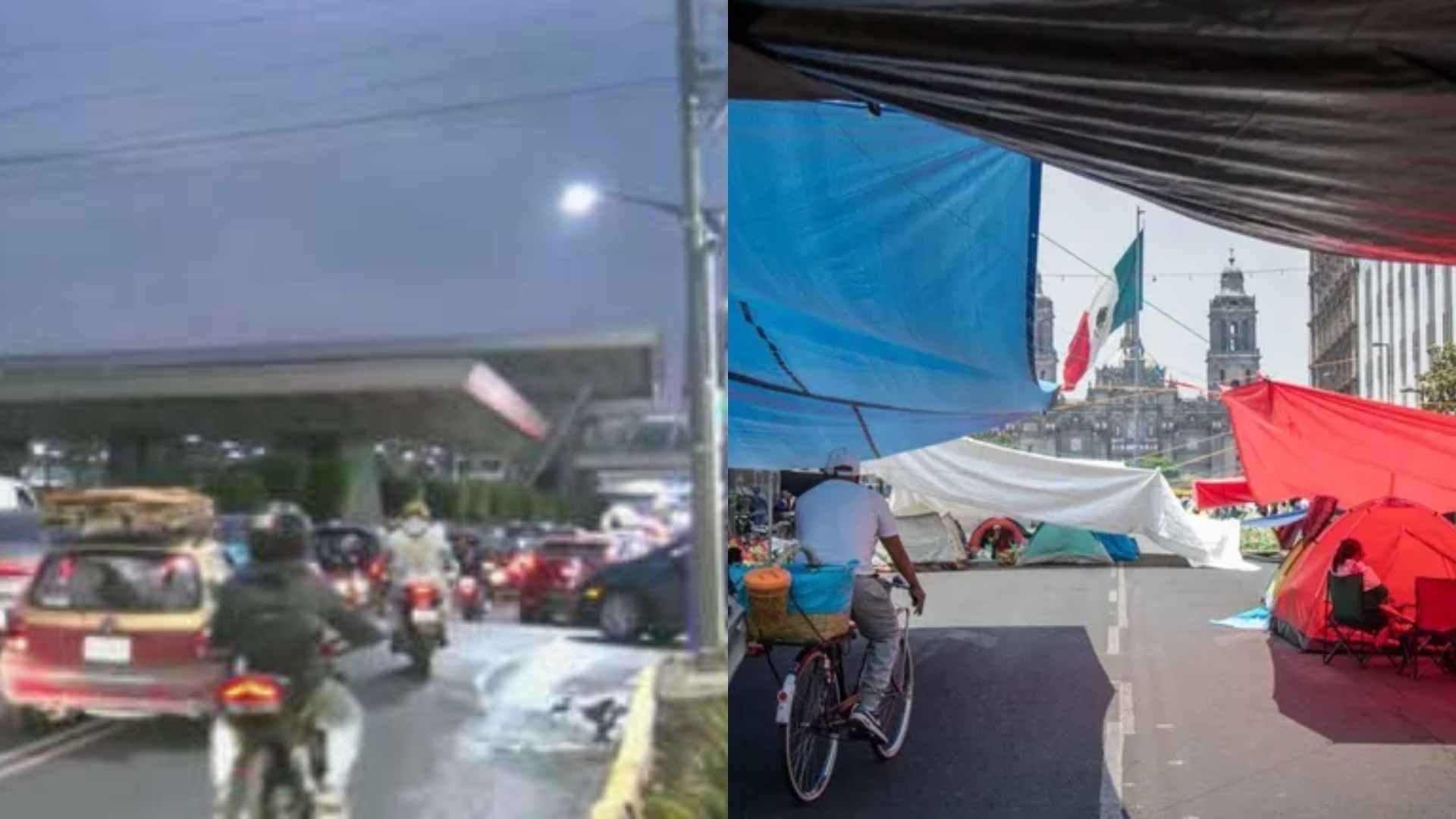 Madres Buscadoras Retiran Bloqueo Sobre San Antonio Abad; CNTE Mantiene Plantón en el Zócalo