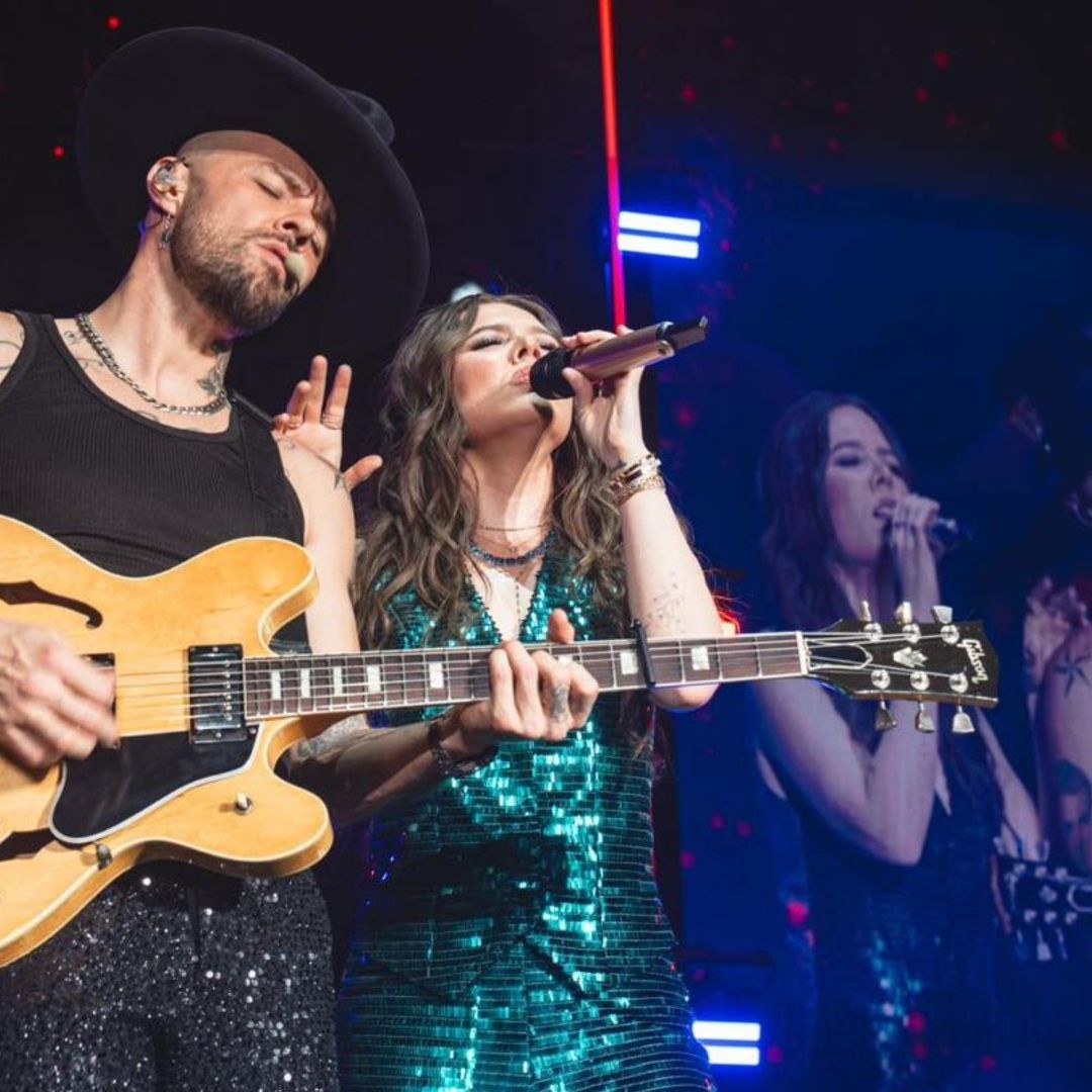 Jesse & Joy en su concierto en la Ciudad de México