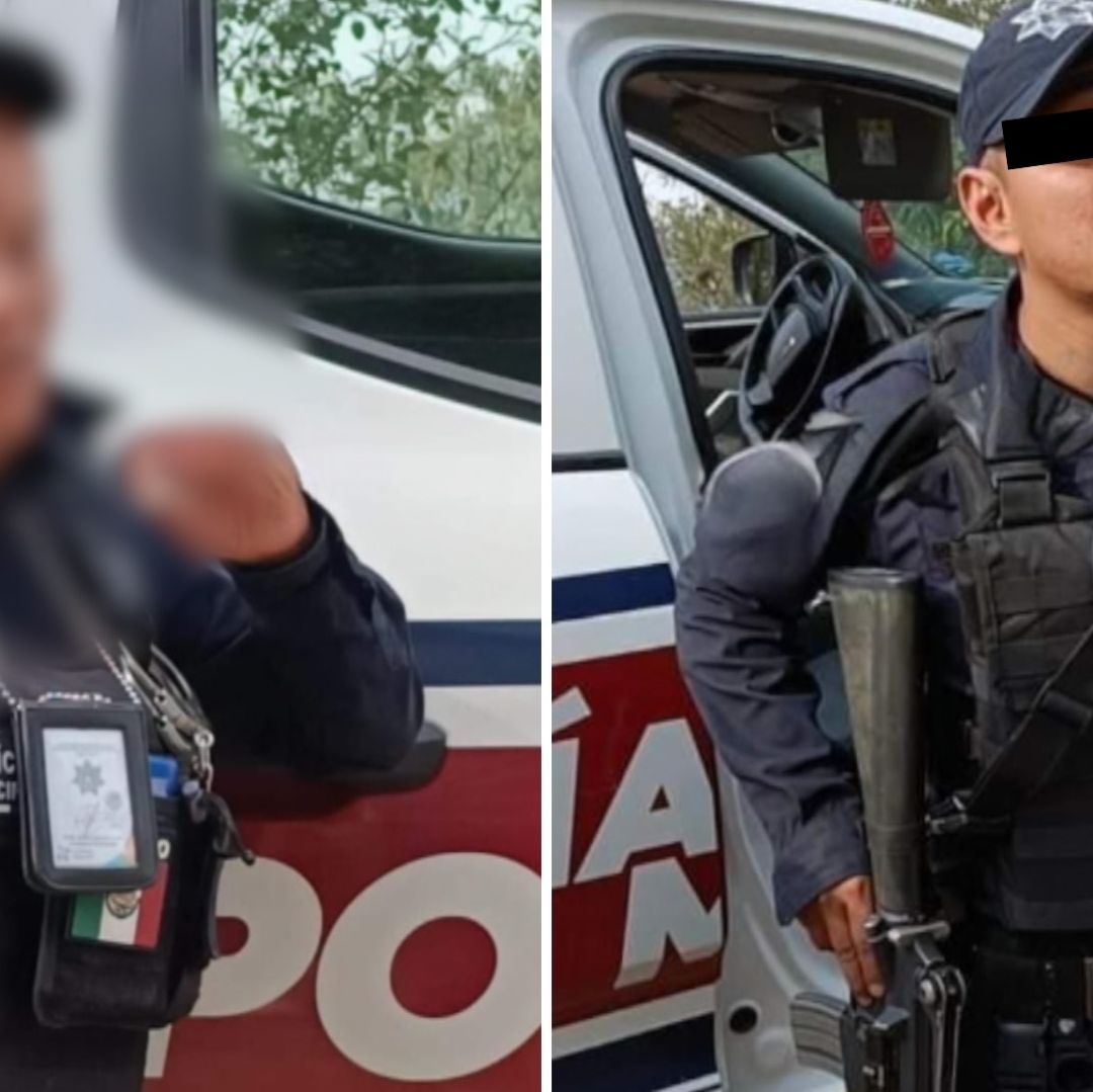 Se agarraron a golpes dos Policías Municipales de Zacapoaxtla, presuntamente borrachos.