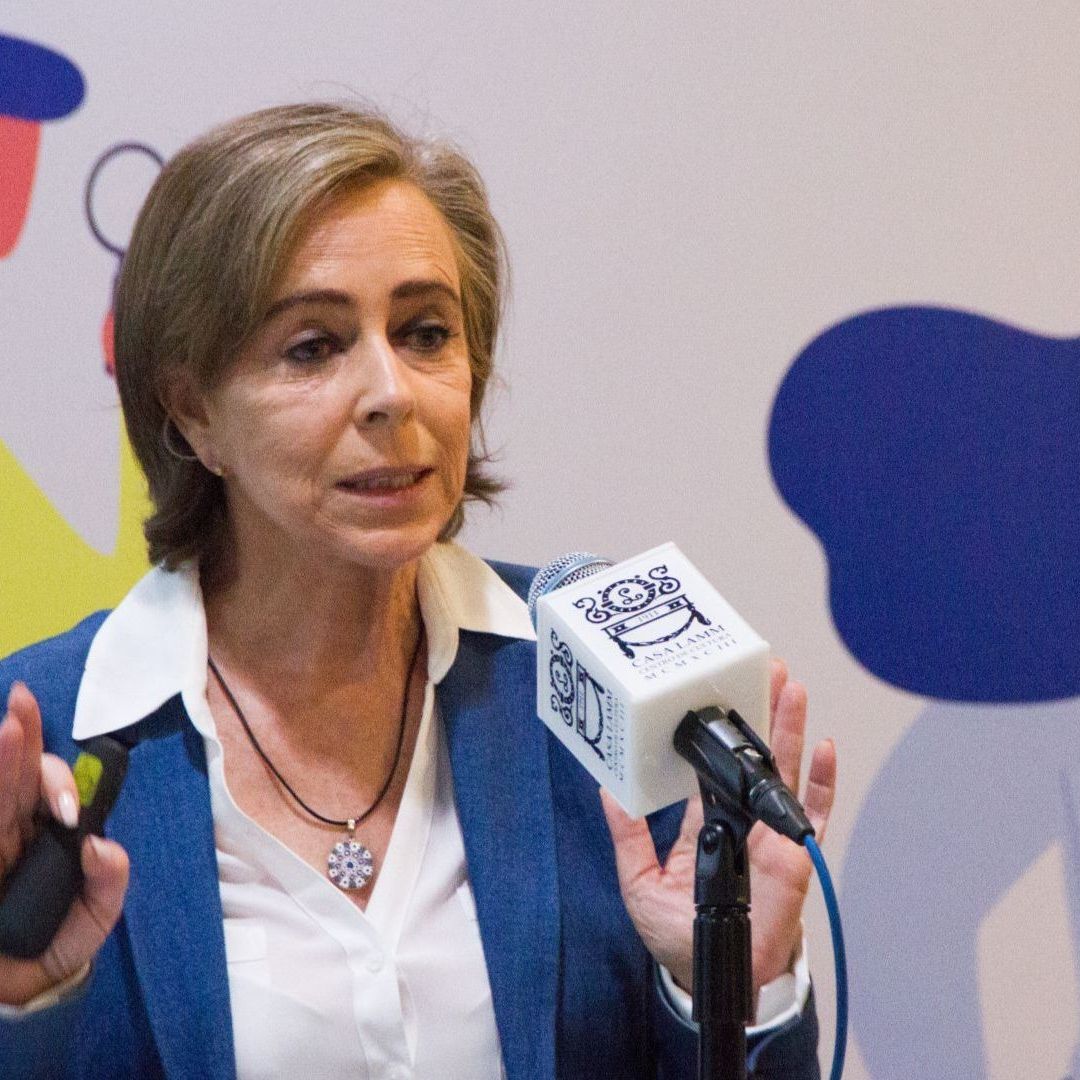María Amparo Casar durante un foro en 2019.
