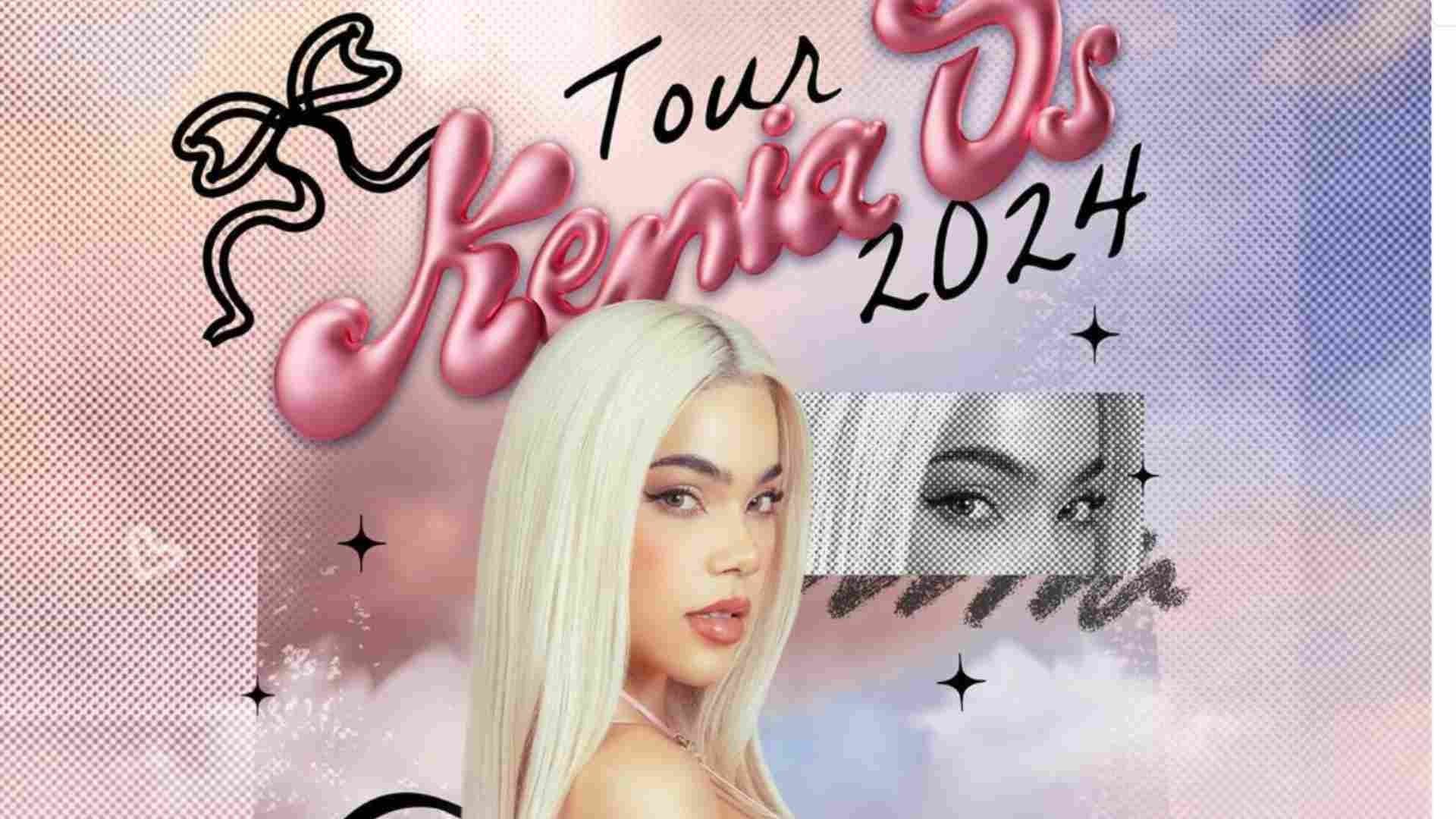Por medio de redes sociales, la influencer dio a conocer sus fechas en México y Estados Unidos.