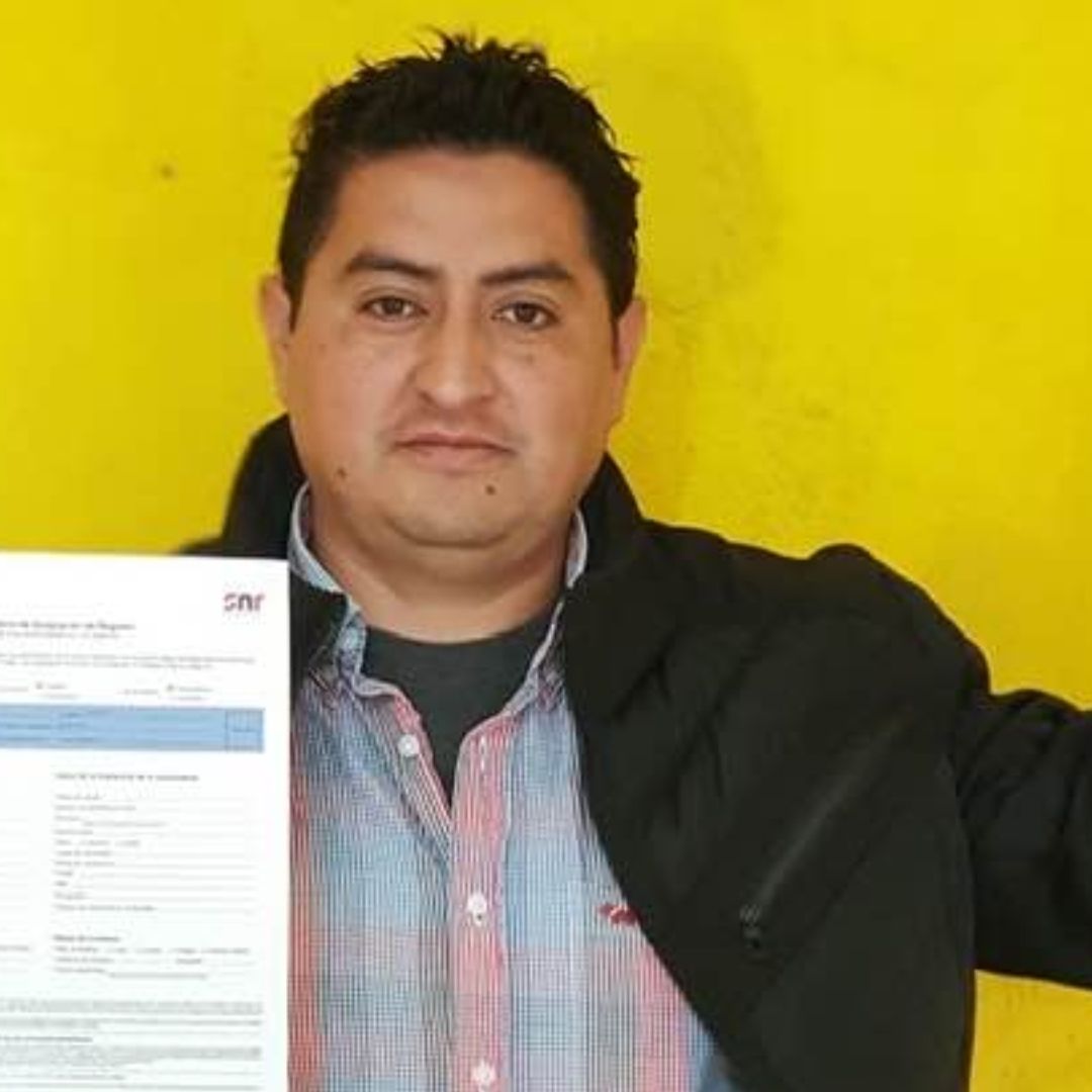 Luis Ángel Flores, candidato del partido Chiapas Unido