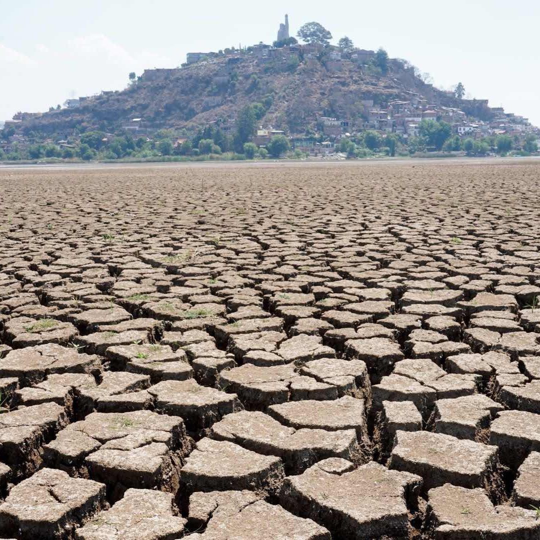 Sequía en lago Pátzcuaro, en Michoacán