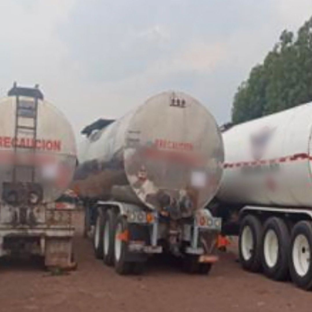 Autoridades aseguraron 24 autotanques, en los operativos en Guanajuato
