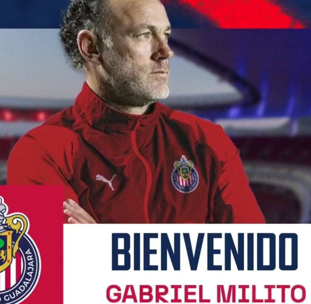 Ya es Oficial: Gabriel Milito es el Nuevo Director Técnico de Las Chivas; "Bienvenido al Rebaño"