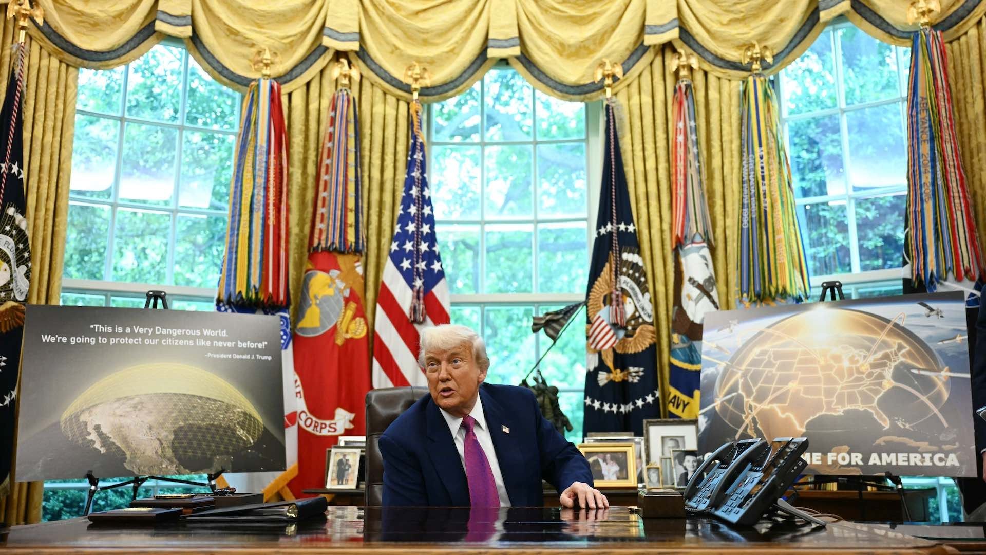 Donald Trump ofrece protección a Canadá con Domo Dorado a cambio de anexión