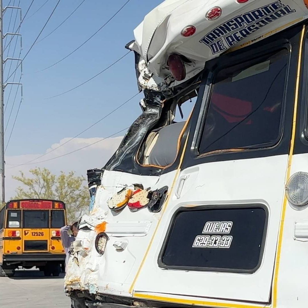 Choque Entre Unidades de Transporte de Personal Deja Ocho Lesionados en ...