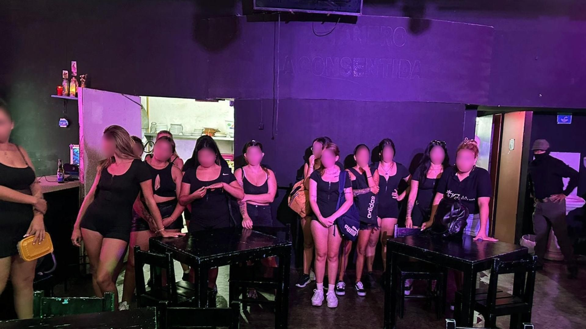 De las 17 mujeres rescatadas, 15 son de nacionalidad argentina y dos son mexicanas